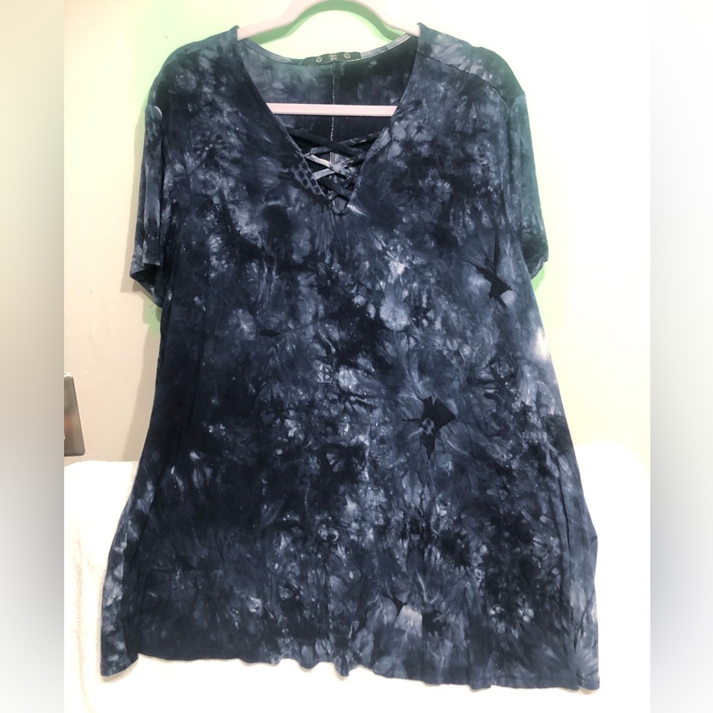 Shades if blue tunic